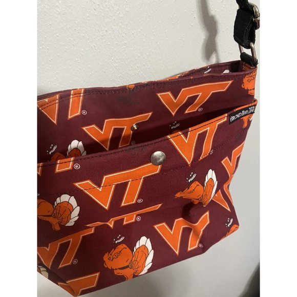 VT Virginia Tech Hokies Insulated Cooler Bag Purse Broad Bay Crossbody - Picture 4 of 11